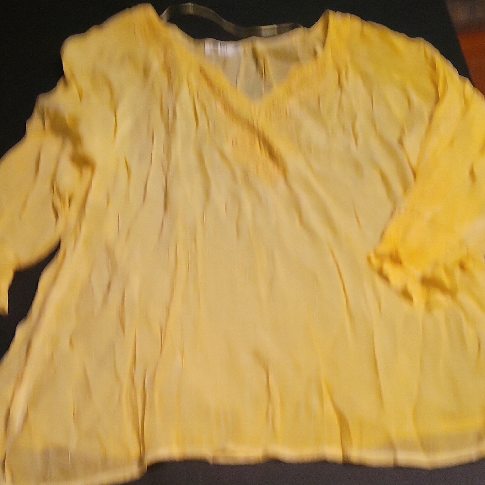 Spense Yellow Women's Blouse